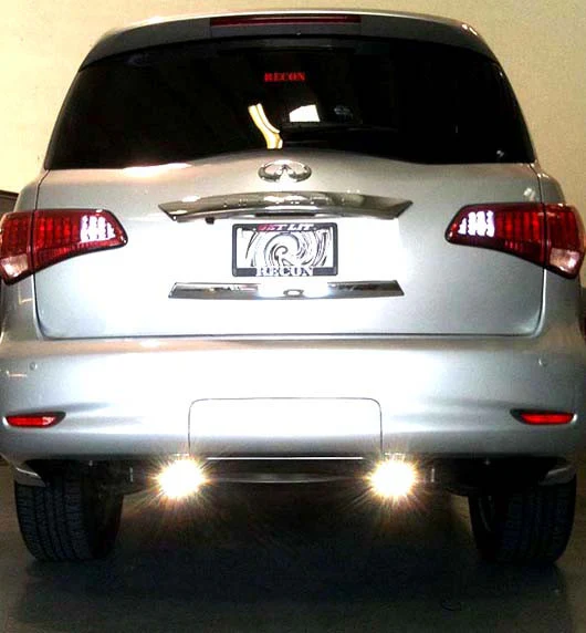 1100 Lumen Driving Light Kit 10W 6500K LEDs Black Chrome Oval Housing Clear - Image 5