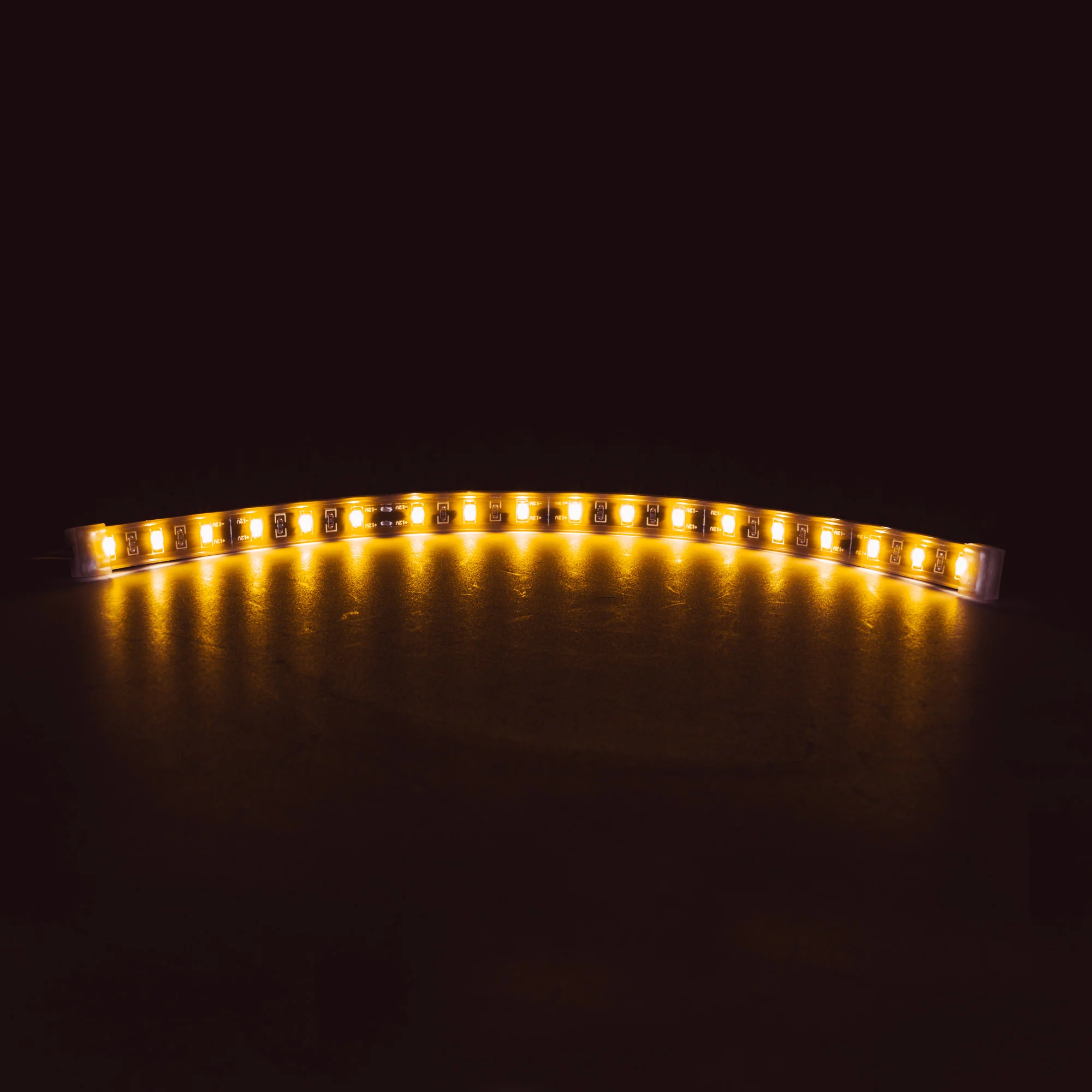 12" Flexible IP68 Waterproof Ultra High Power Flexible Light Strips CREE LED Amber - Image 2