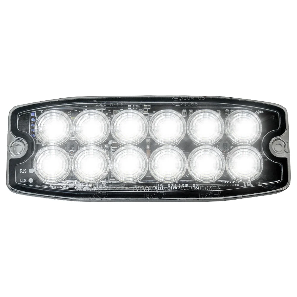 Universal 12-LED 30 Function 5.25" Ultra-Thin 0.25" Emergency Flashing Strobe Light - Multiple Colors - Image 8