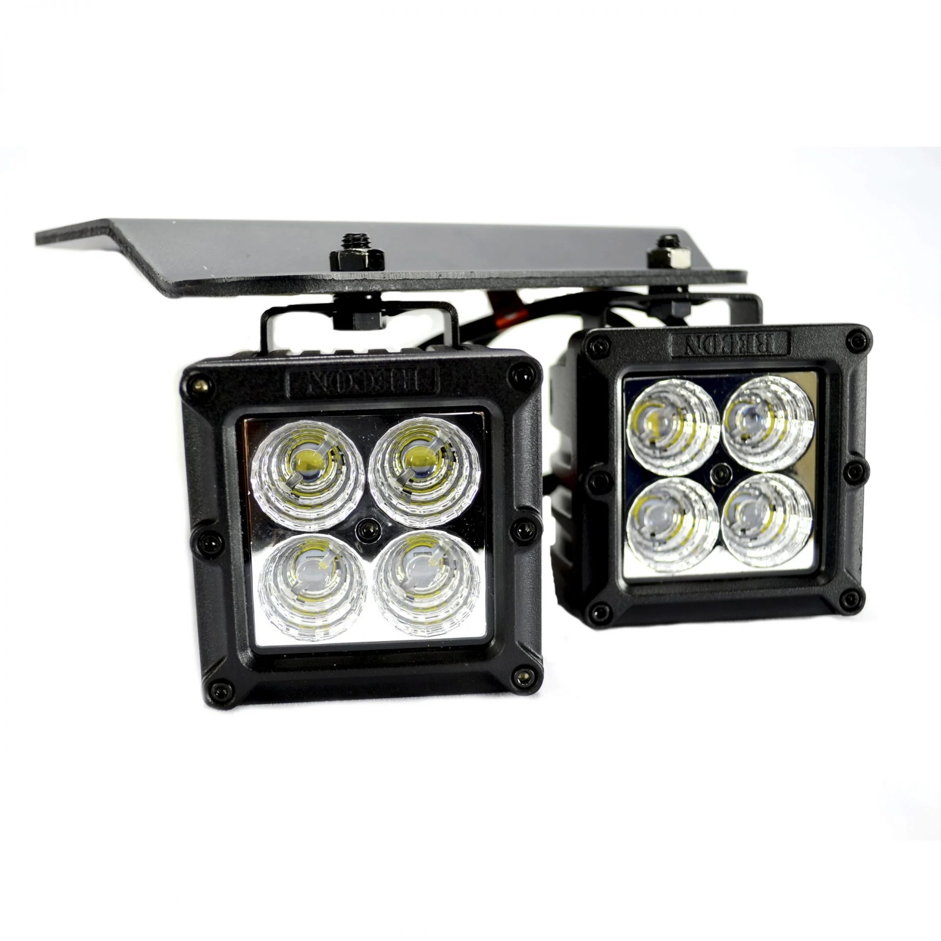 1900 Lumen 3" Square LED 25° Flood Light 4 5-Watt Square CREE XTE Square - Image 2