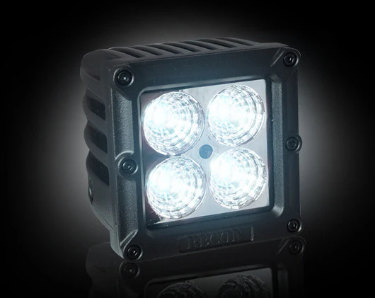 1900 Lumen 3" Square LED 25° Flood Light 4 5-Watt Square CREE XTE Square - Image 9
