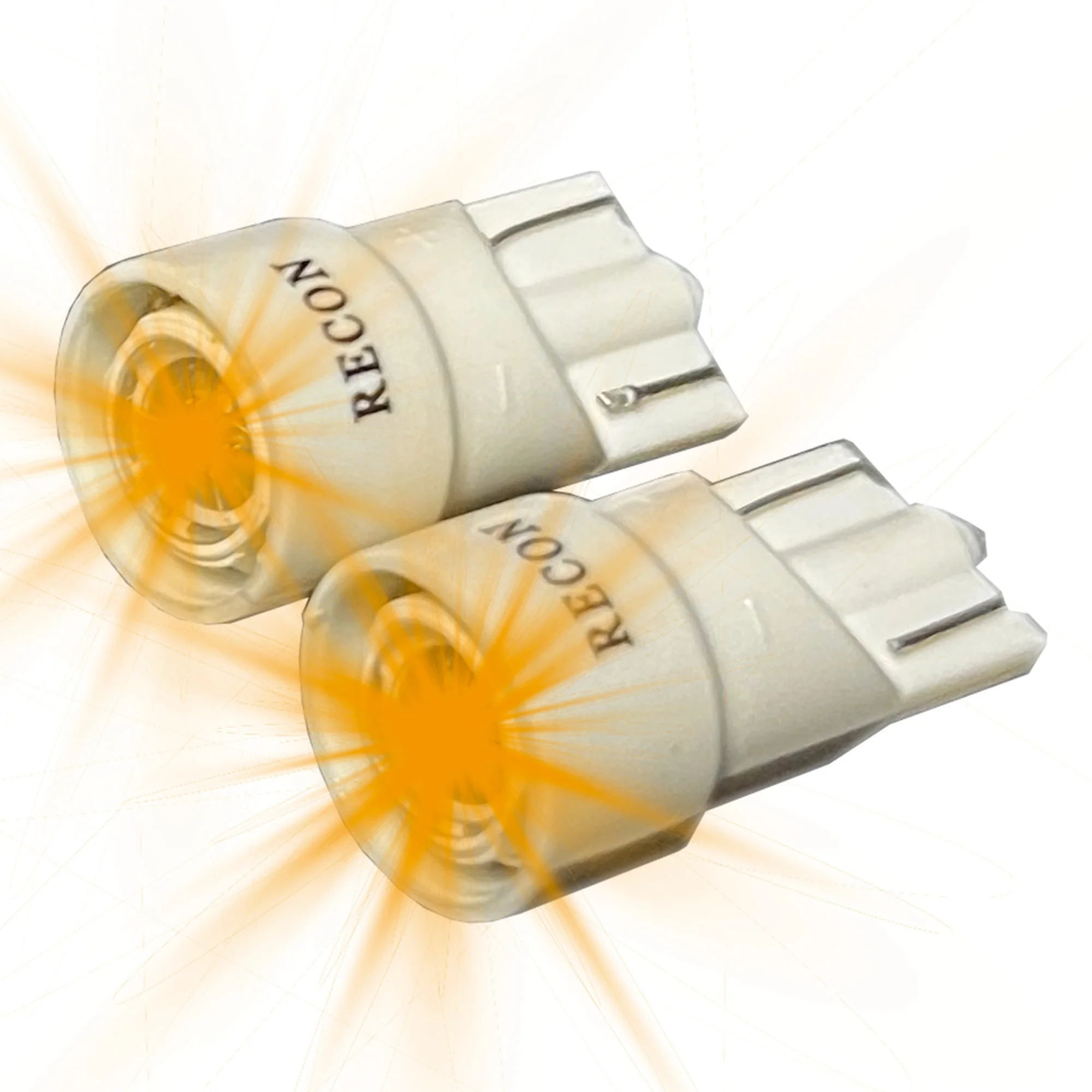194/168 1-Watt Wedge Style LED Bulbs in Amber