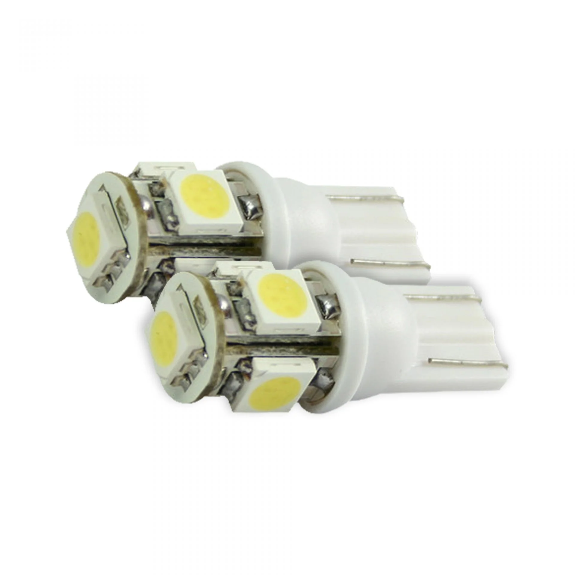 194/168 Wedge Style 360 Degree 5 LED Bulbs in Red - Image 2