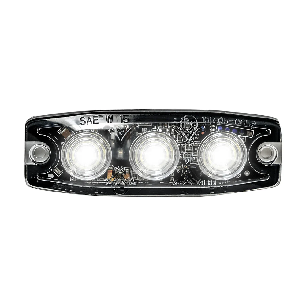 Universal 3-LED 12 Function 3.5" Ultra-Thin 0.25" Emergency Flashing Strobe Light - Multiple Colors - Image 5