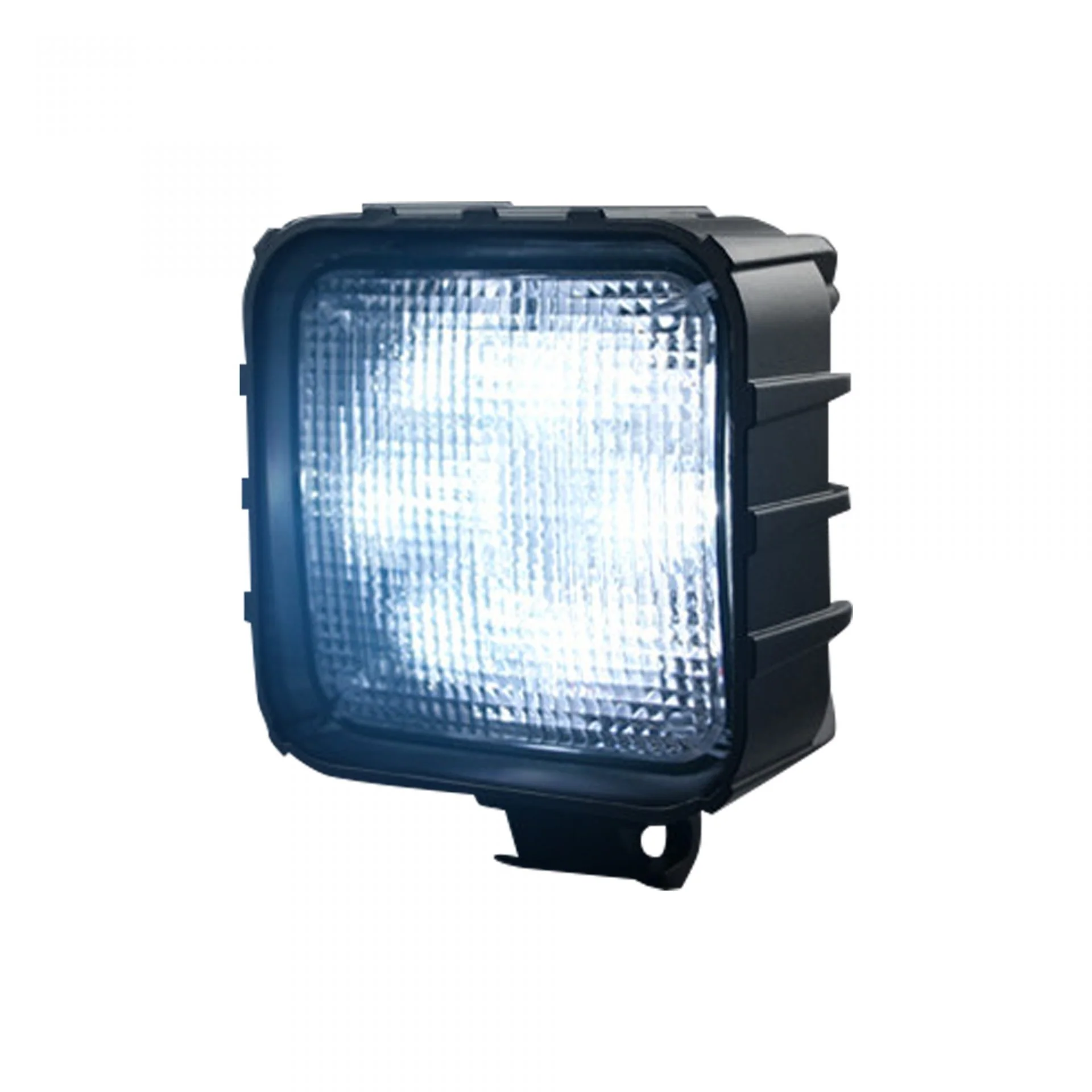 3500 Lumen Driving Light Kit 6000K 6 LEDs Chrome Square Housing Clear - Image 2