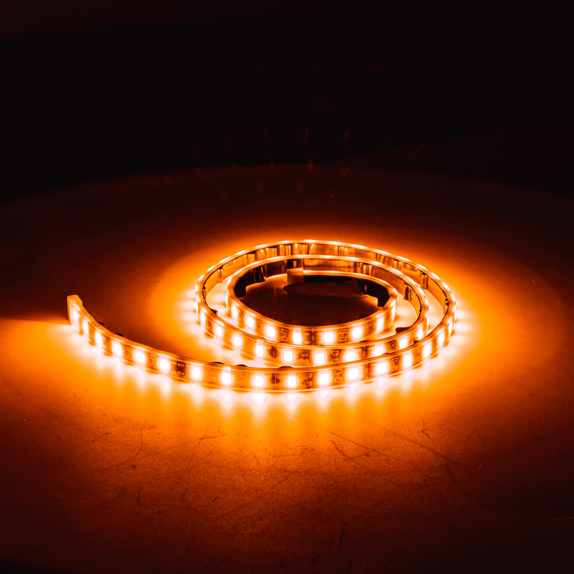 48" Flexible IP68 Waterproof Ultra High Power Flexible Light Strips CREE LED Amber - Image 2