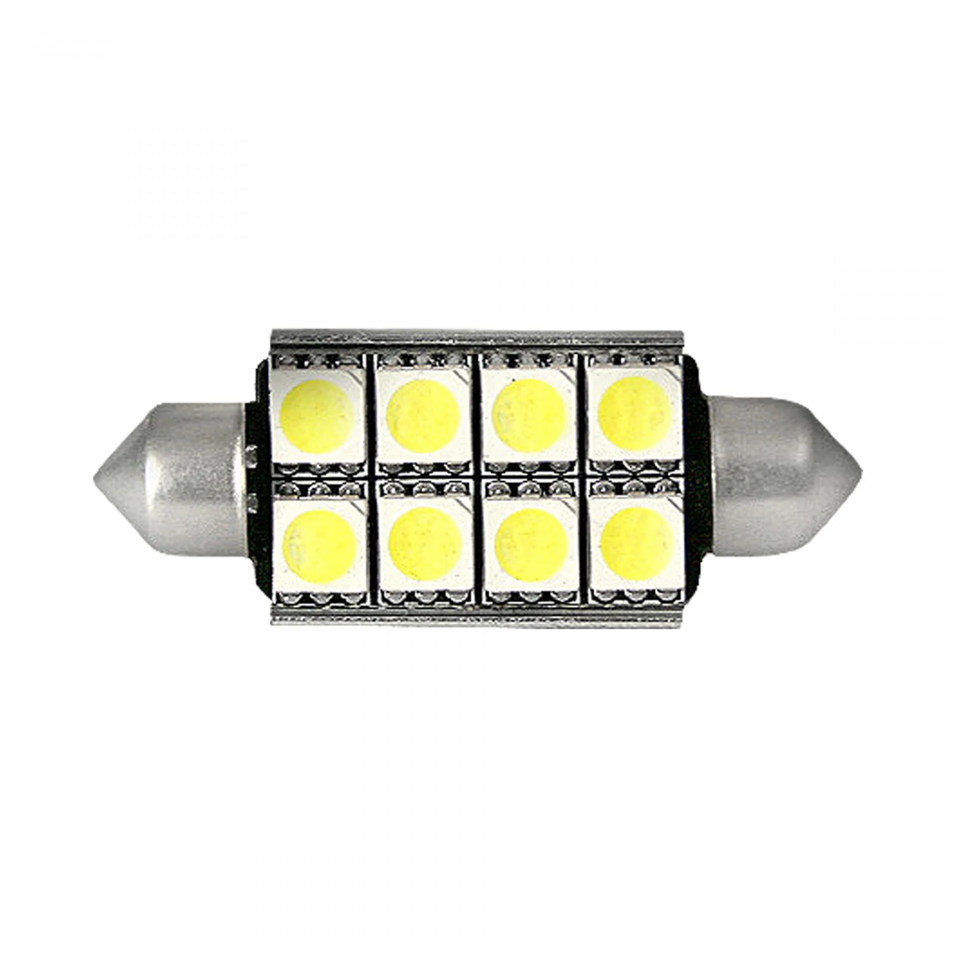 578/364 10mm x 42mm Canbus Festoon Ultra-High Power 3-Watt SMD 8 LED Bulb White - Image 2