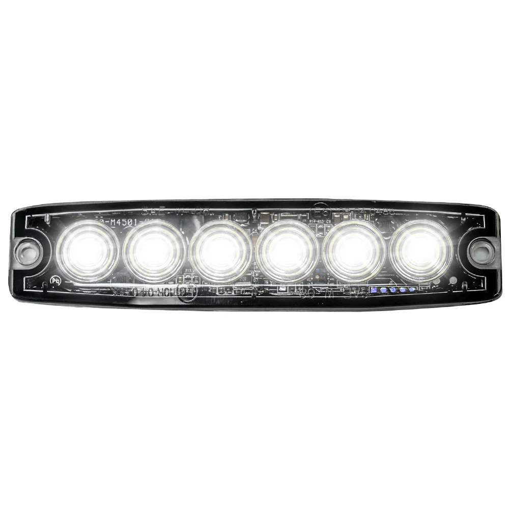 Universal 6-LED 23 Function 5.25" Ultra-Thin 0.25" Emergency Flashing Strobe Light - Multiple Colors - Image 8