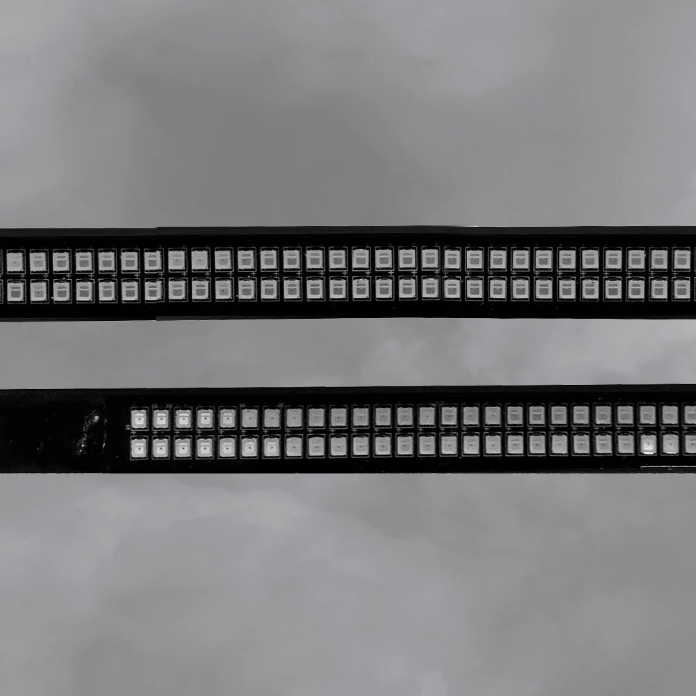 "Dual Row" Tailgate Bar High Power LED Scanning Amber Signals, Brake & Reverse Lights - Multiple Sizes - Image 12