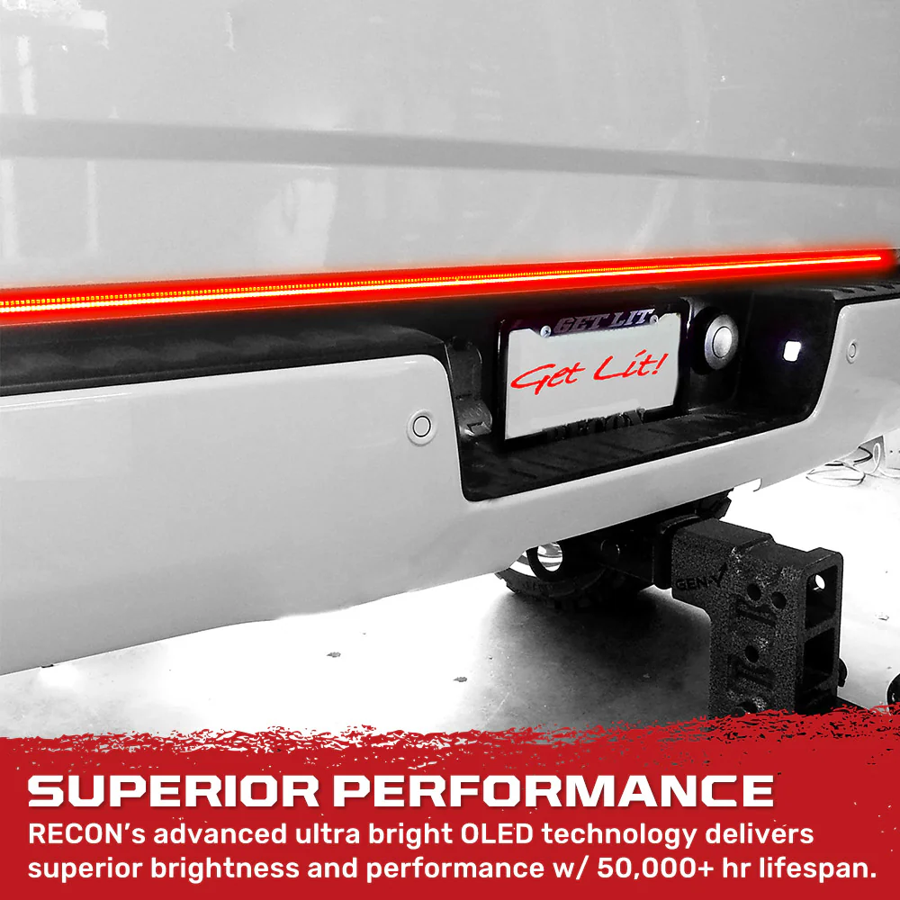 "Dual Row" Tailgate Bar High Power LED Scanning Amber Signals, Brake & Reverse Lights - Multiple Sizes - Image 15