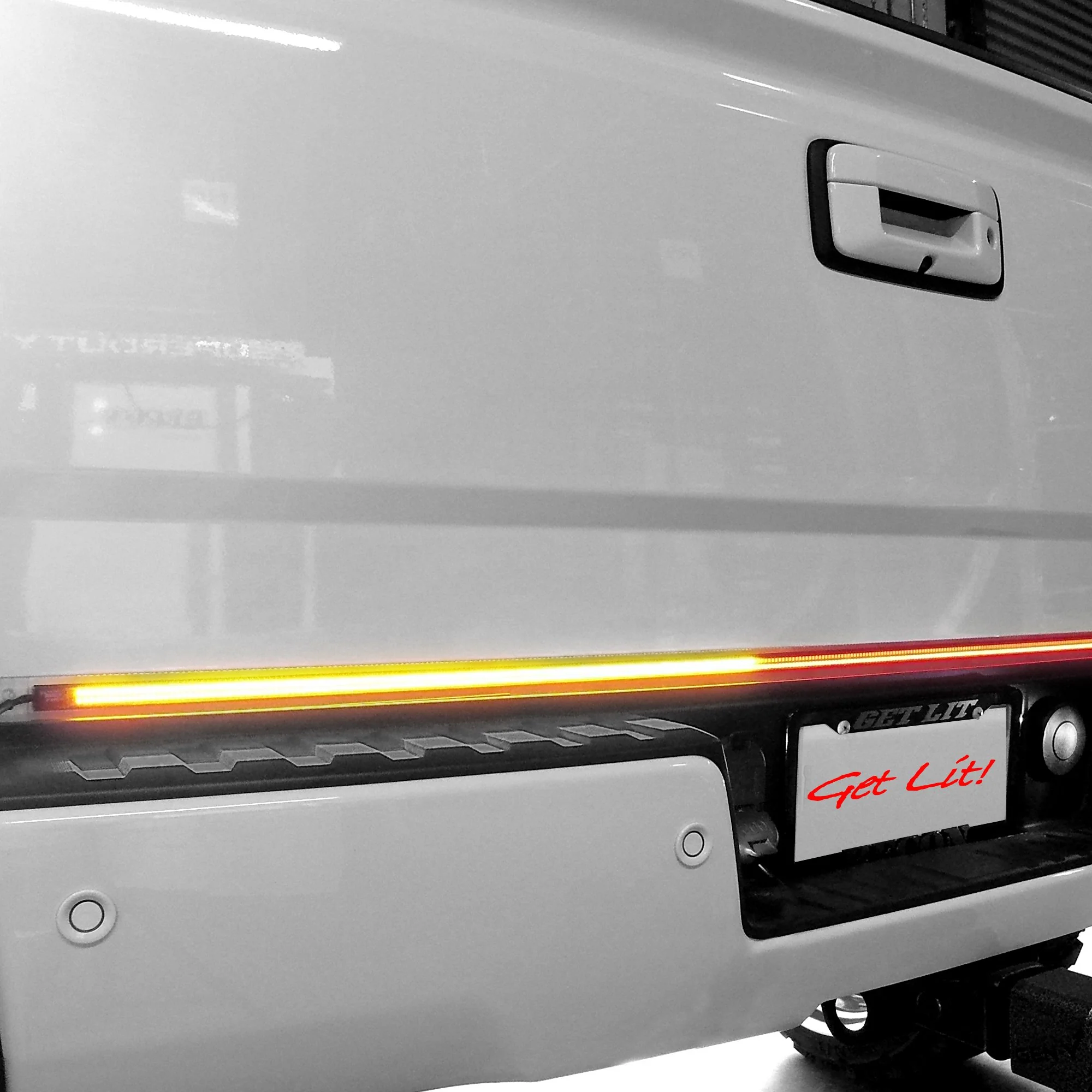 "Dual Row" Tailgate Bar High Power LED Scanning Amber Signals, Brake & Reverse Lights - Multiple Sizes - Image 9