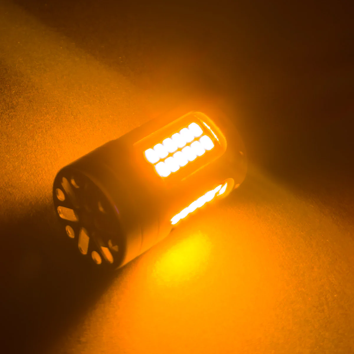 7740 LED Ultra High-Power Amber Turn Signal Bulbs CAN Bus Compatible Eliminates Hyper Flash - Image 3