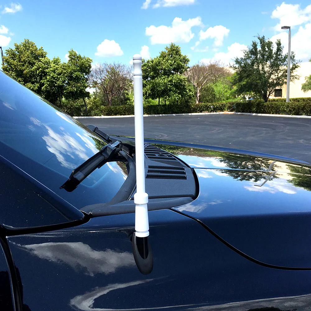 Aluminum 8" Antenna (Fits OEM Factory Threaded Antenna) Garnet & Gold - Image 4