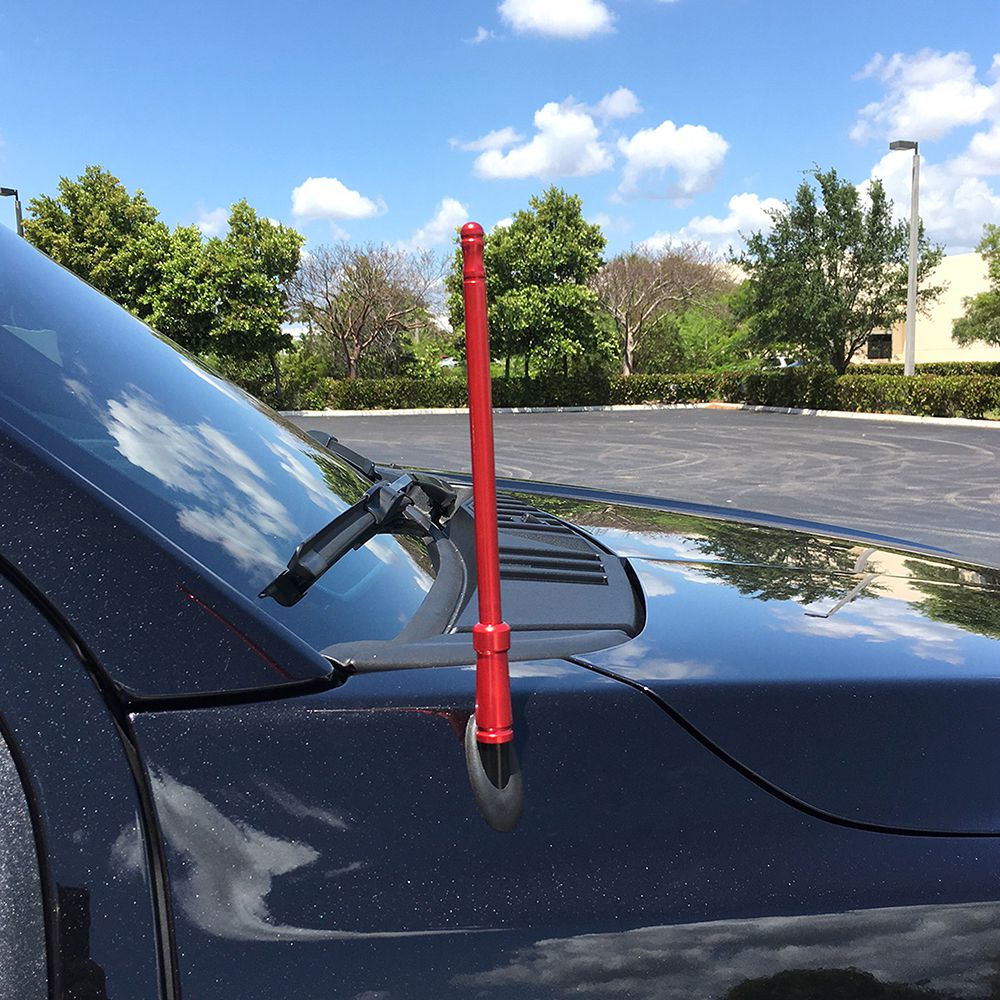 Aluminum 8" Antenna (Fits OEM Factory Threaded Antenna) Garnet & Gold - Image 6