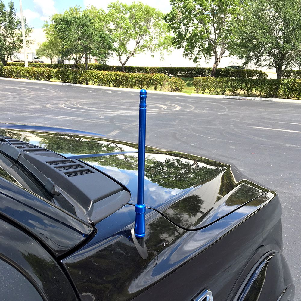 Aluminum 8" Antenna (Fits OEM Factory Threaded Antenna) Garnet & Gold - Image 8