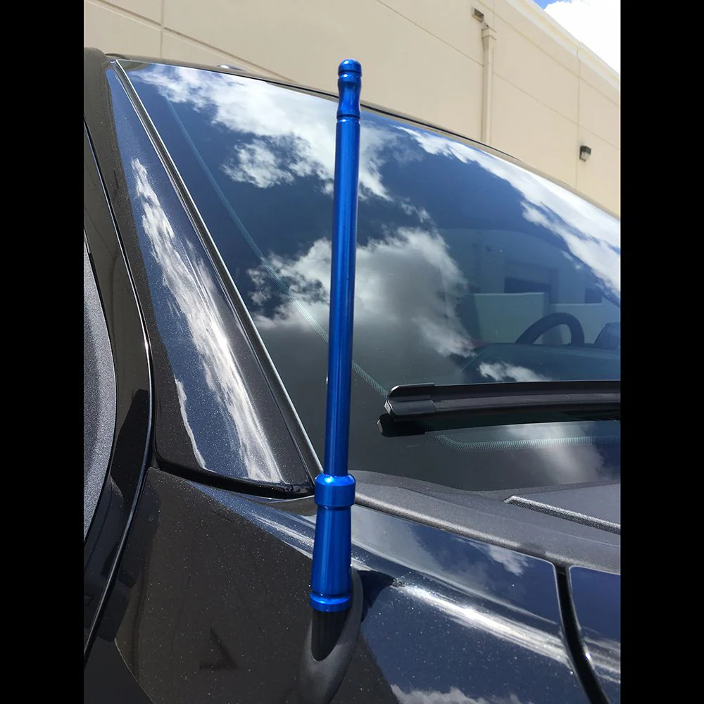 Aluminum 8" Antenna (Fits OEM Factory Threaded Antenna) Garnet & Gold - Image 9