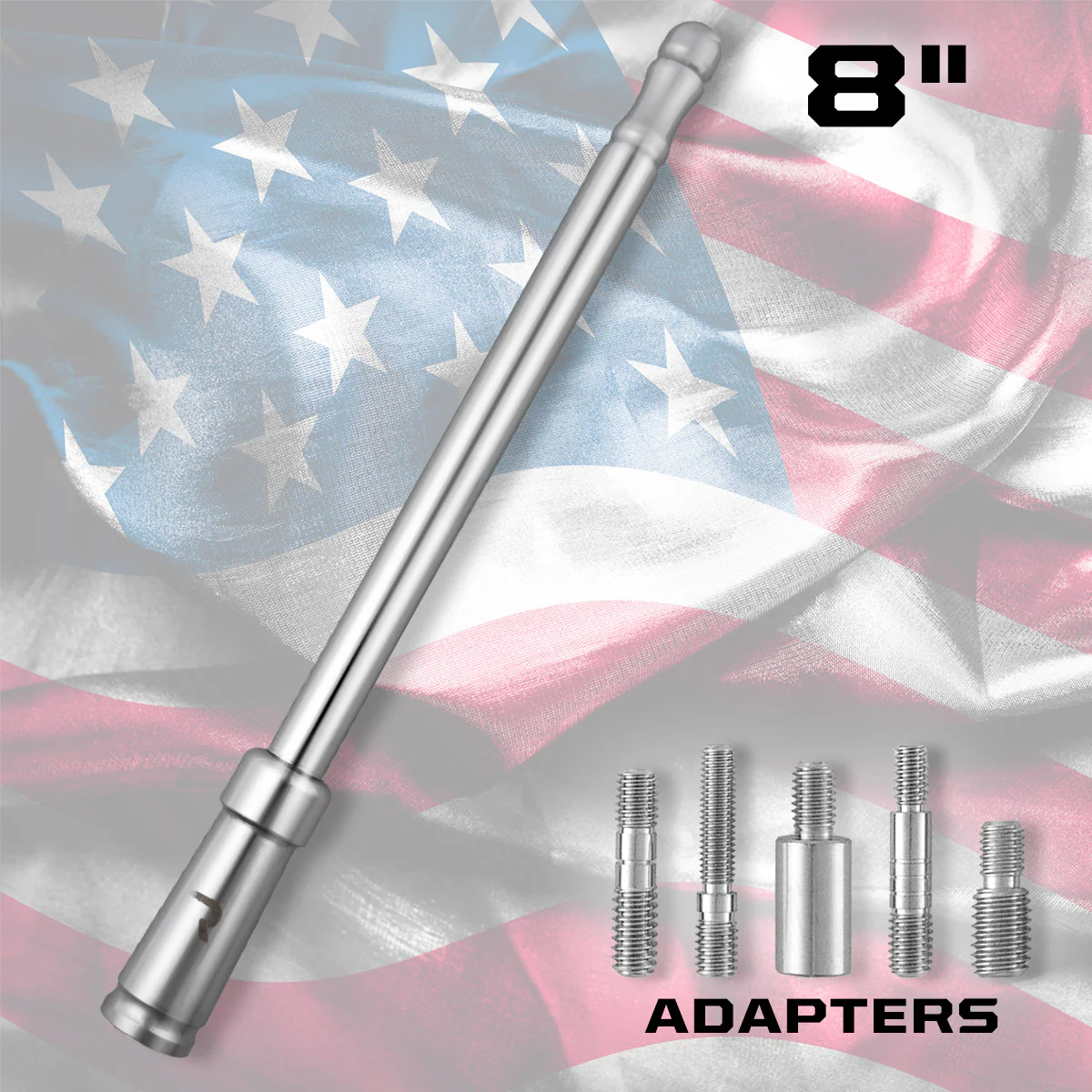 Aluminum 8" Antenna Mast (Fits OEM Factory Threaded Antenna) Multiple Colors - Image 15