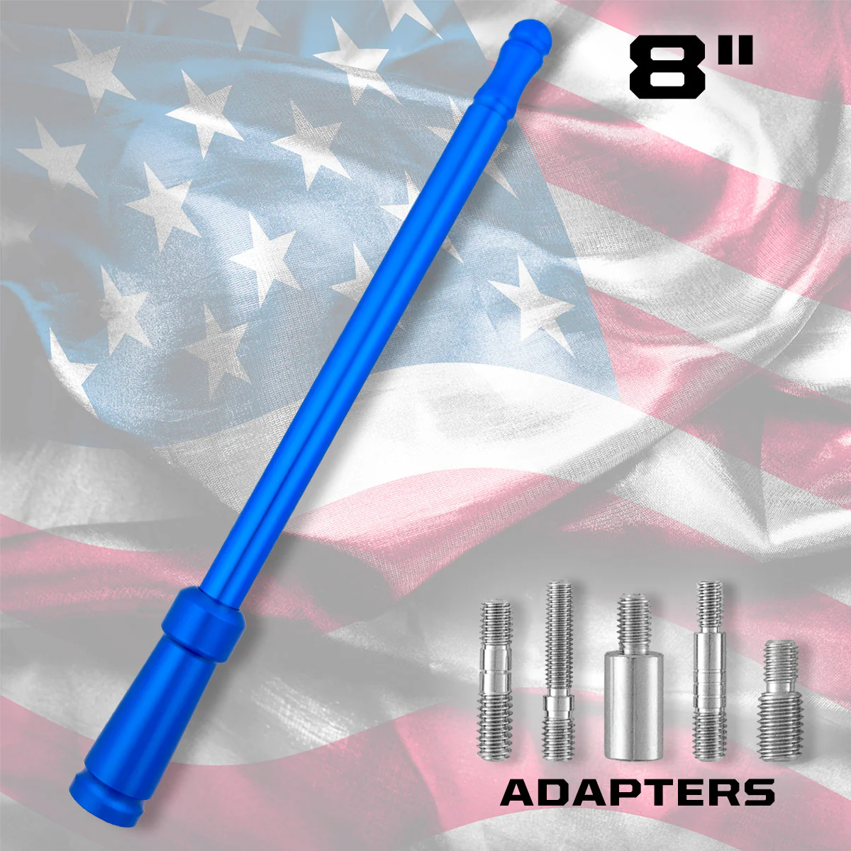 Aluminum 8" Antenna Mast (Fits OEM Factory Threaded Antenna) Multiple Colors - Image 21