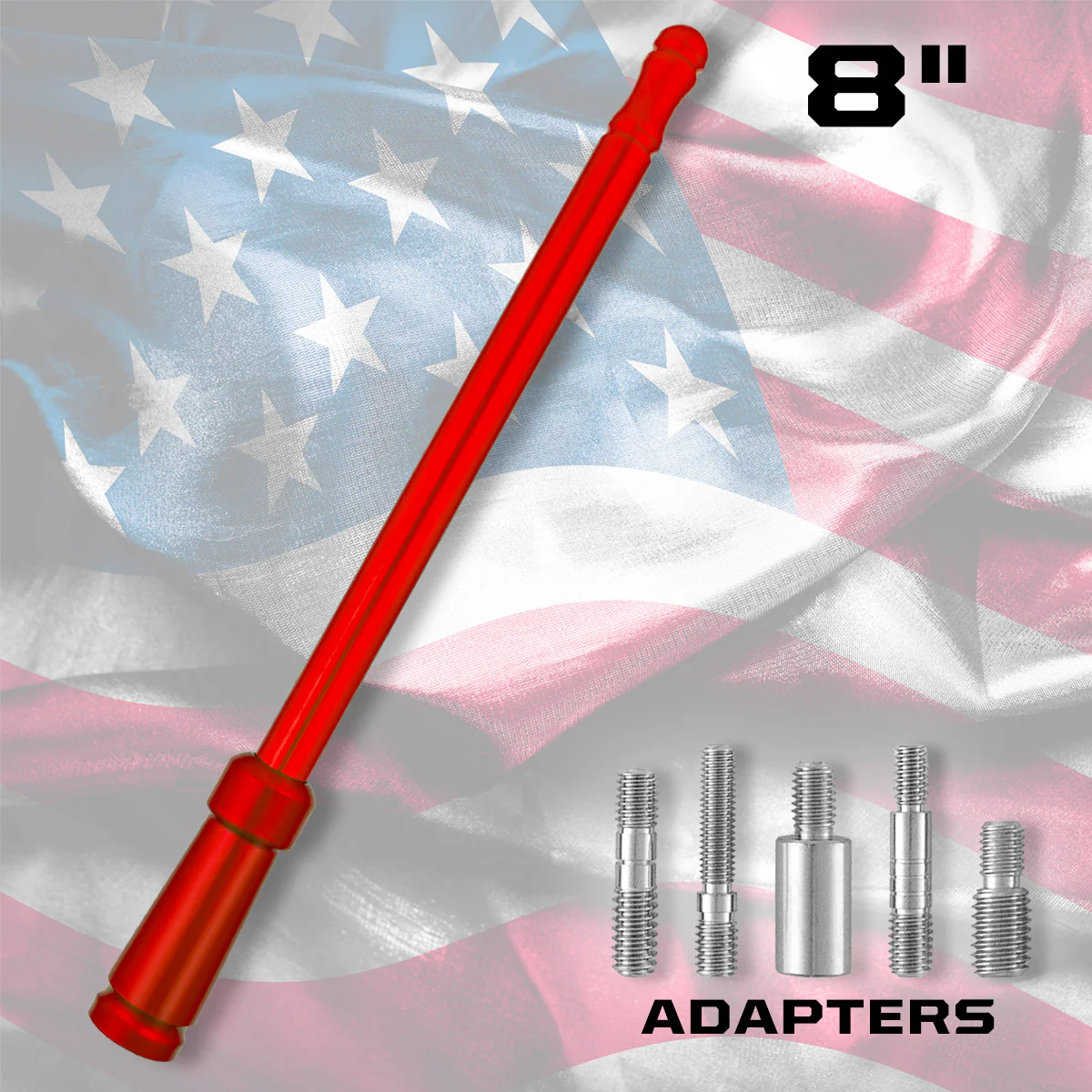 Aluminum 8" Antenna Mast (Fits OEM Factory Threaded Antenna) Multiple Colors - Image 23