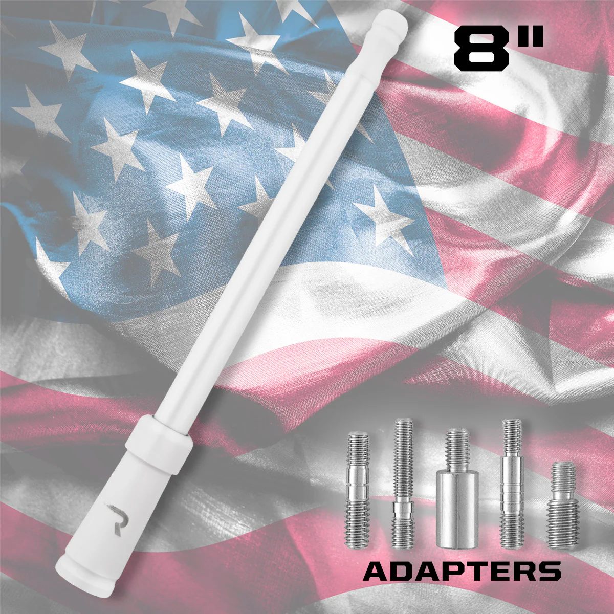 Aluminum 8" Antenna Mast (Fits OEM Factory Threaded Antenna) Multiple Colors - Image 29