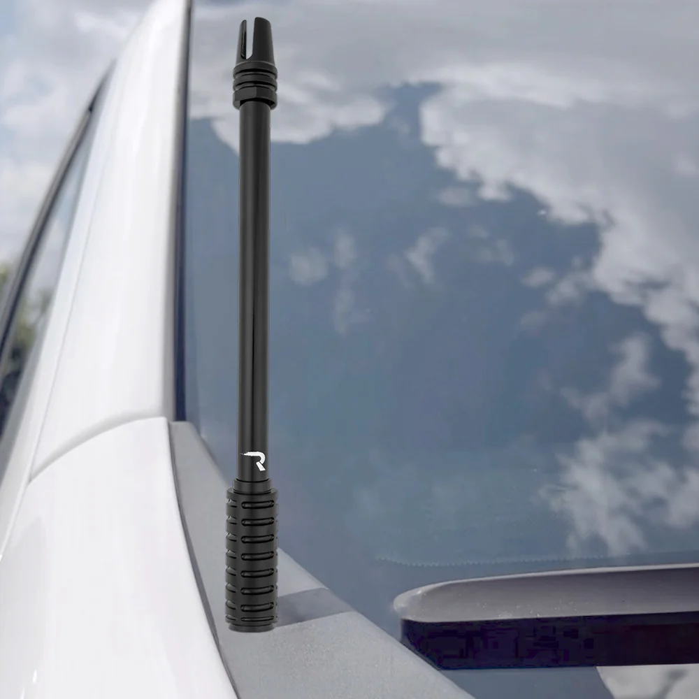 AR-15 Rifle Barrel 10" Aluminum Truck Antenna with 3-Pronged Threaded Flash Hider Barrel Tip (Antenna Fits OEM Factory Threaded Antenna Base) Multiple Colors - Image 4