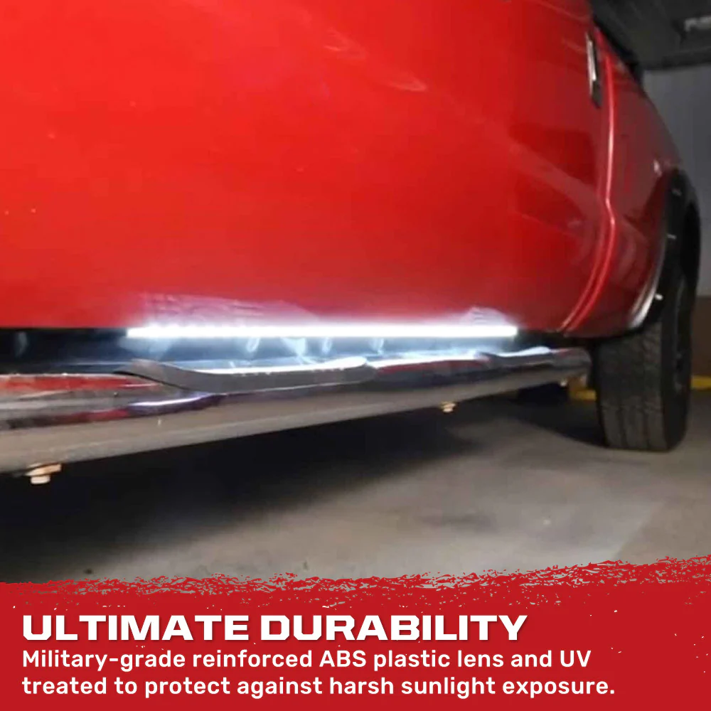 "Big Rig" Strobing Side Mounted High Power LED Light Bars User Selectable Control Amber or White - Multiple Sizes - Image 6