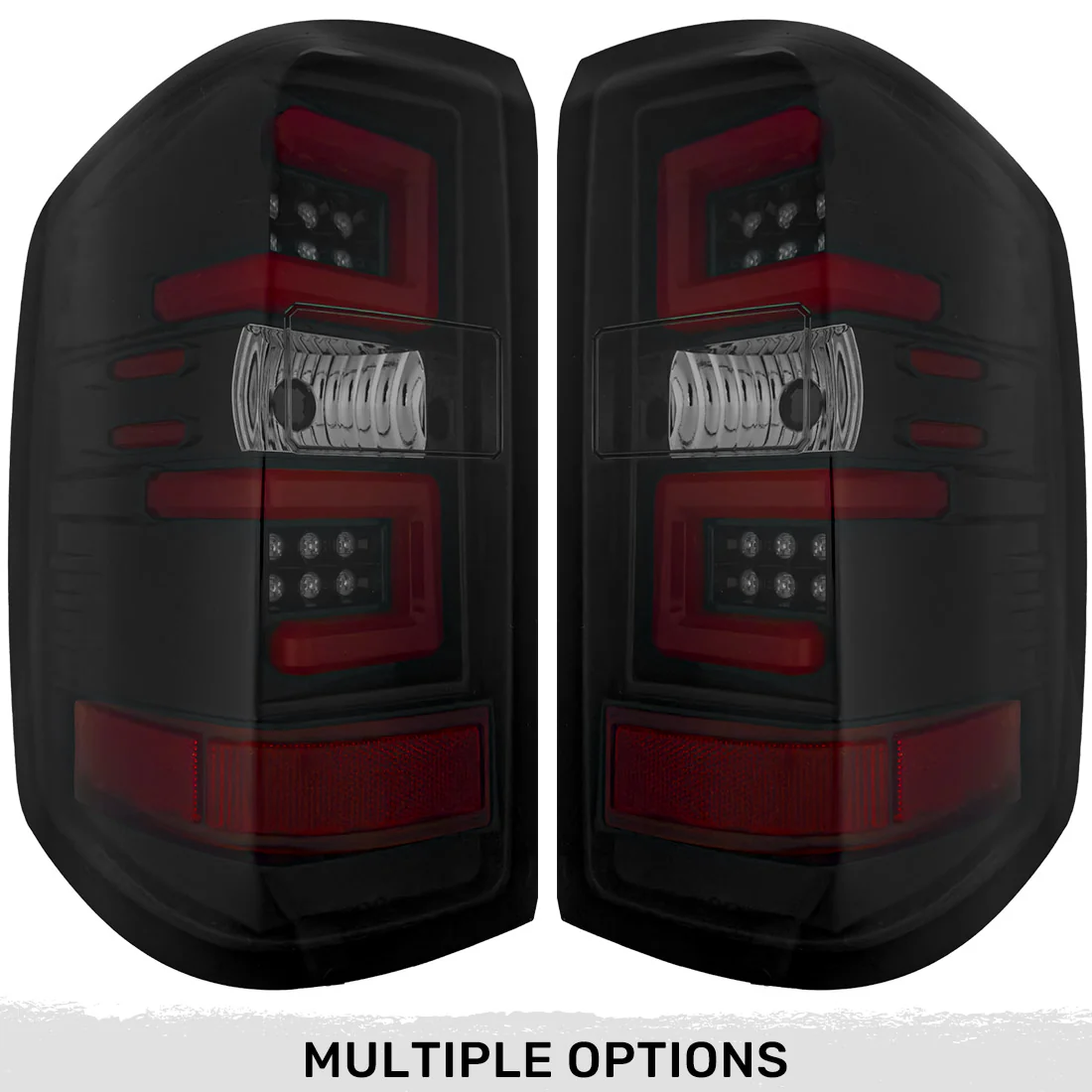 Chevy Silverado 2500/3500 14-19 (Replaces OEM Halogen Only) Tail Lights OLED in Multiple Lens