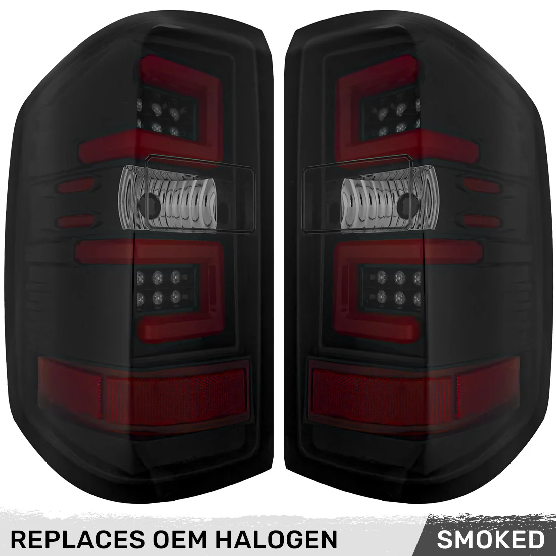 Chevy Silverado 2500/3500 14-19 (Replaces OEM Halogen Only) Tail Lights OLED in Multiple Lens - Image 10