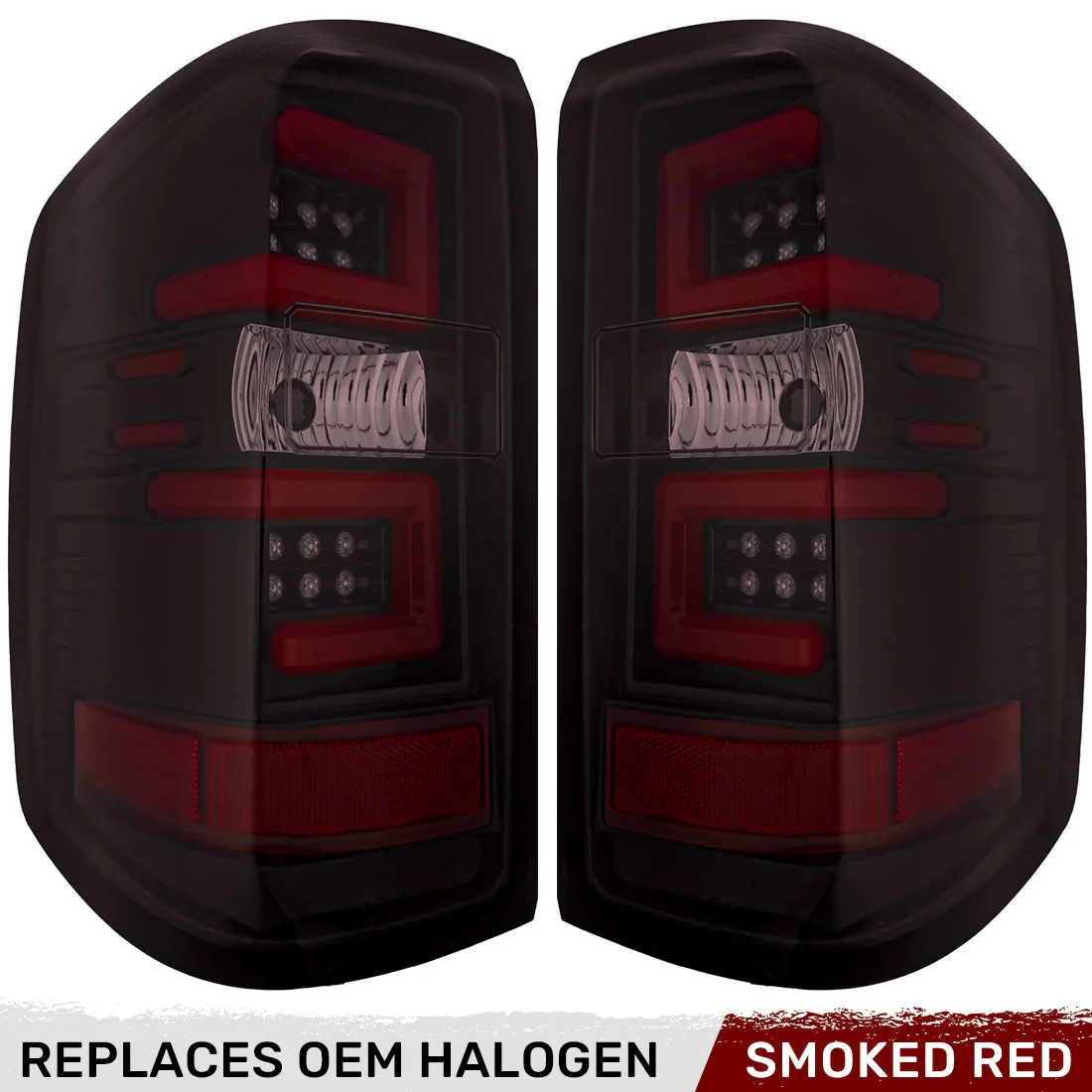 Chevy Silverado 2500/3500 14-19 (Replaces OEM Halogen Only) Tail Lights OLED in Multiple Lens - Image 25