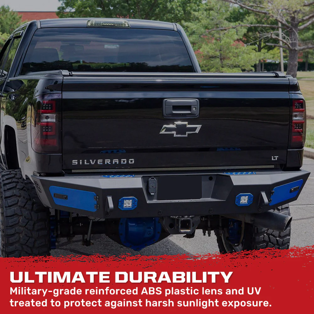 Chevy Silverado 2500/3500 14-19 (Replaces OEM Halogen Only) Tail Lights OLED in Multiple Lens - Image 28