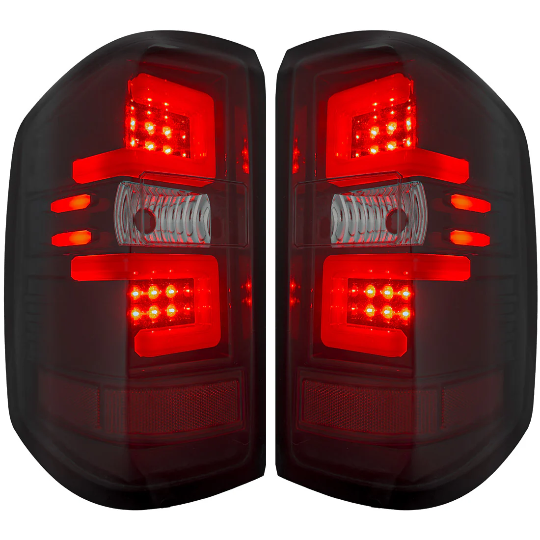 Chevy Silverado 2500/3500 14-19 (Replaces OEM Halogen Only) Tail Lights OLED in Multiple Lens - Image 9