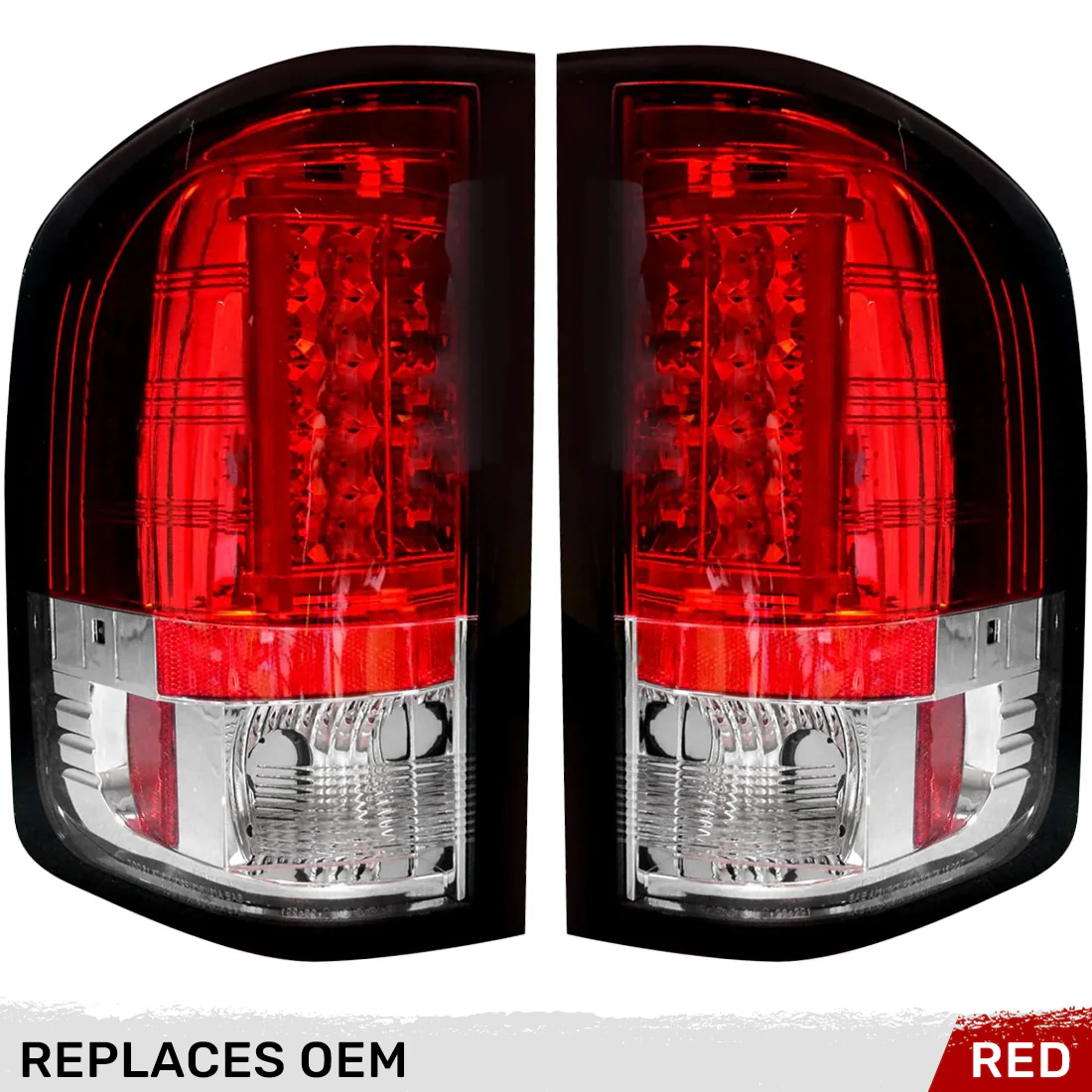 Chevy Silverado Dually 07-14 & GMC Sierra Dually 07-14 Ultra Bright OLED Tail Lights - Multiple Lens - Image 33