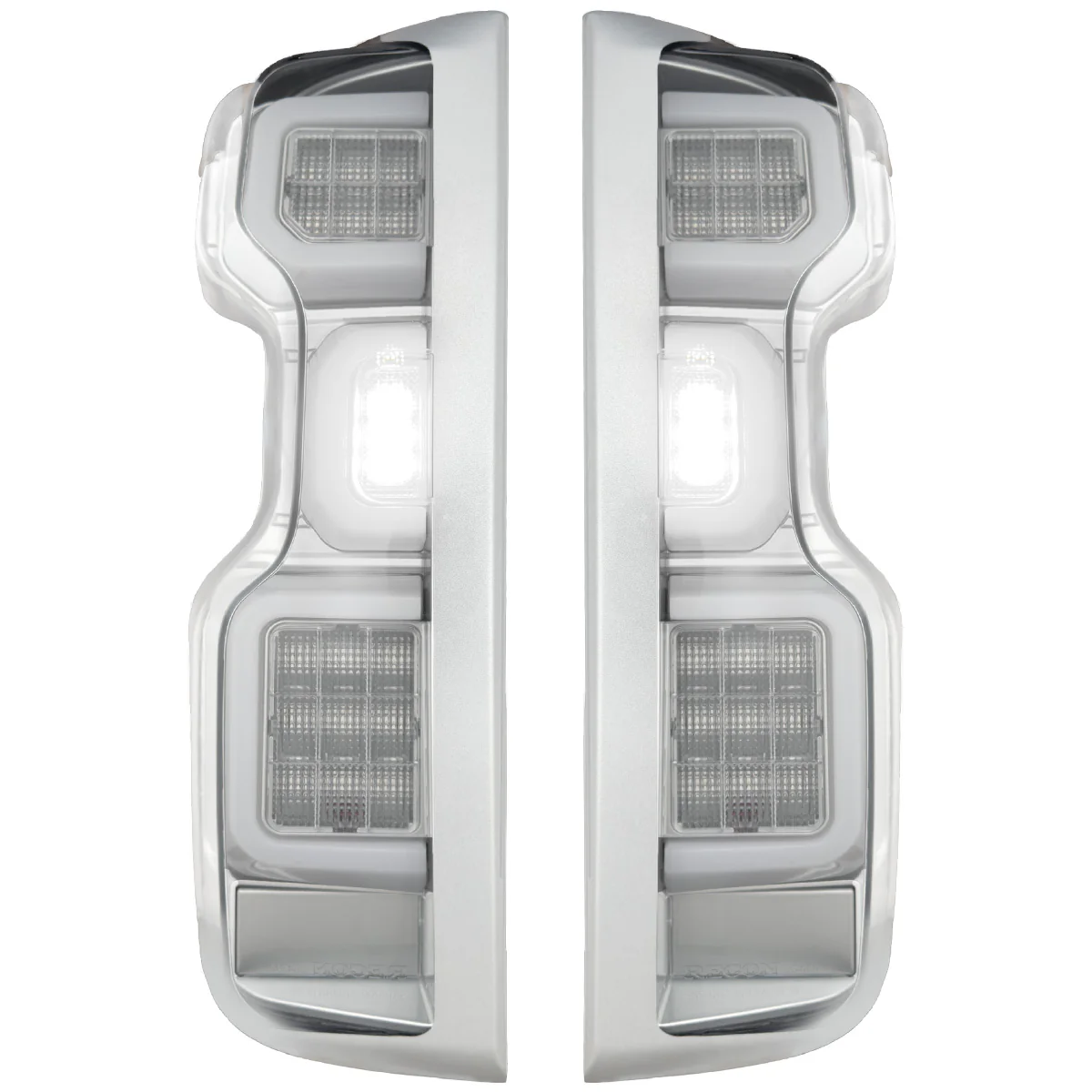 Chevy 19-25 Silverado 1500 Ultra Bright OLED Tail Lights Custom Painted Olympic White WA8624 (Replaces Factory/OEM Halogen Tail Lights Only) - Custom - Image 5