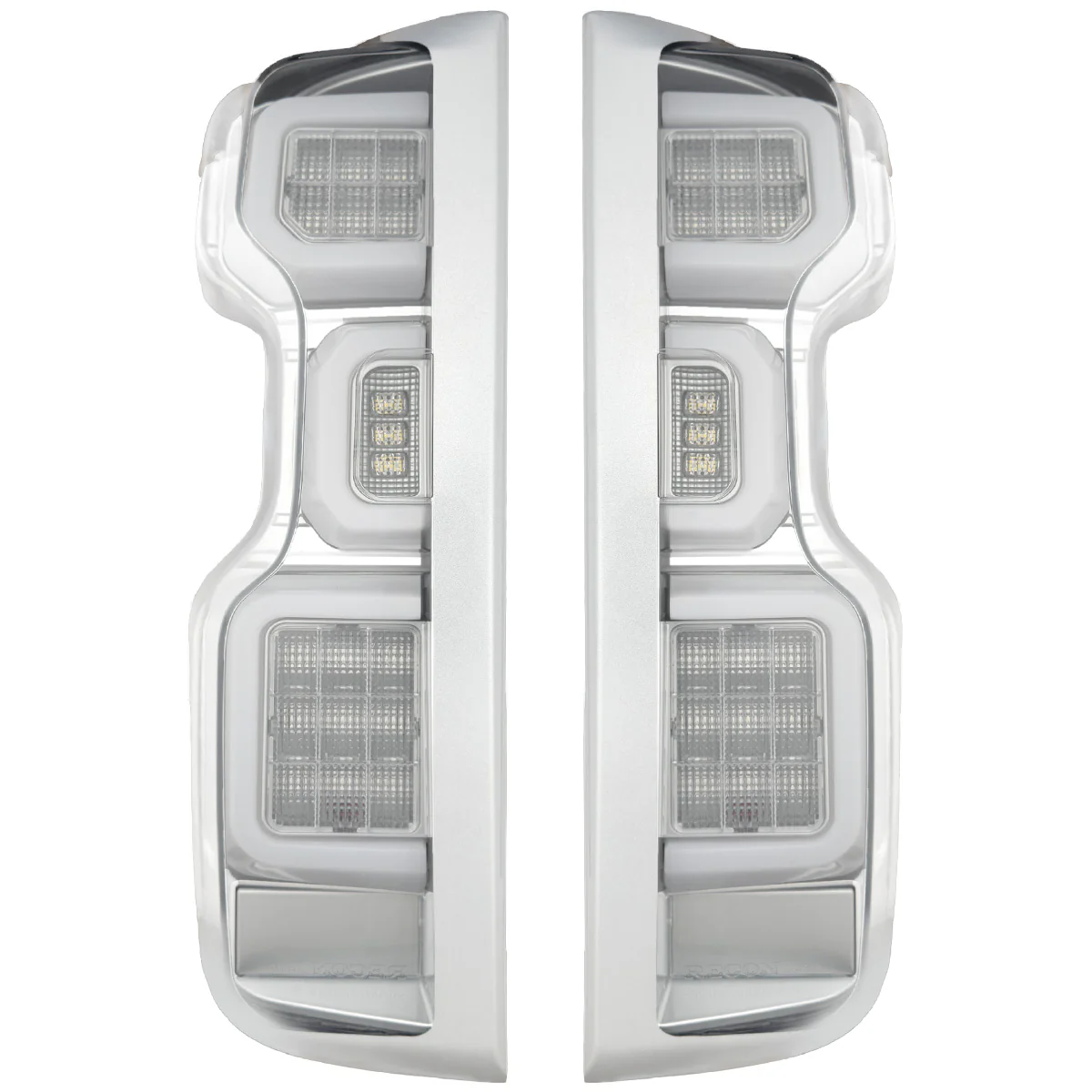 Chevy 19-25 Silverado 1500 Ultra Bright OLED Tail Lights Custom Painted Olympic White WA8624 (Replaces Factory/OEM Halogen Tail Lights Only) - Custom - Image 6