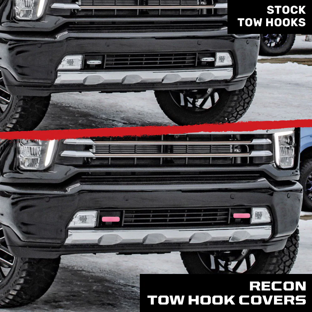 Chevy 20-25 Silverado 1500 Tow Hook Covers 2-Piece Set of Silicone Covers Standard & LED Options - Multiple Colors - Image 109