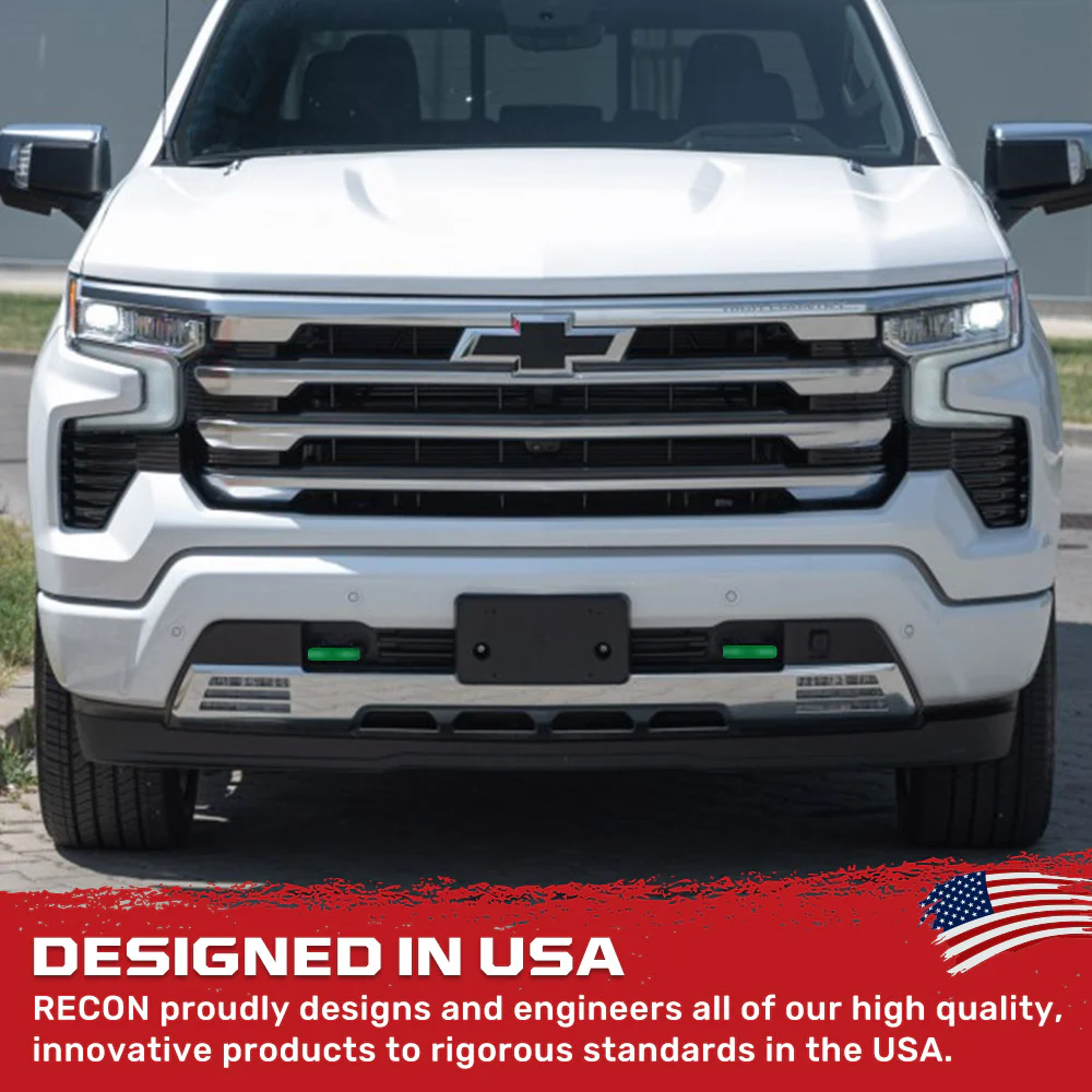 Chevy 20-25 Silverado 1500 Tow Hook Covers 2-Piece Set of Silicone Covers Standard & LED Options - Multiple Colors - Image 124