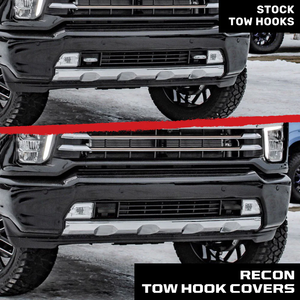 Chevy 20-25 Silverado 1500 Tow Hook Covers 2-Piece Set of Silicone Covers Standard & LED Options - Multiple Colors - Image 34