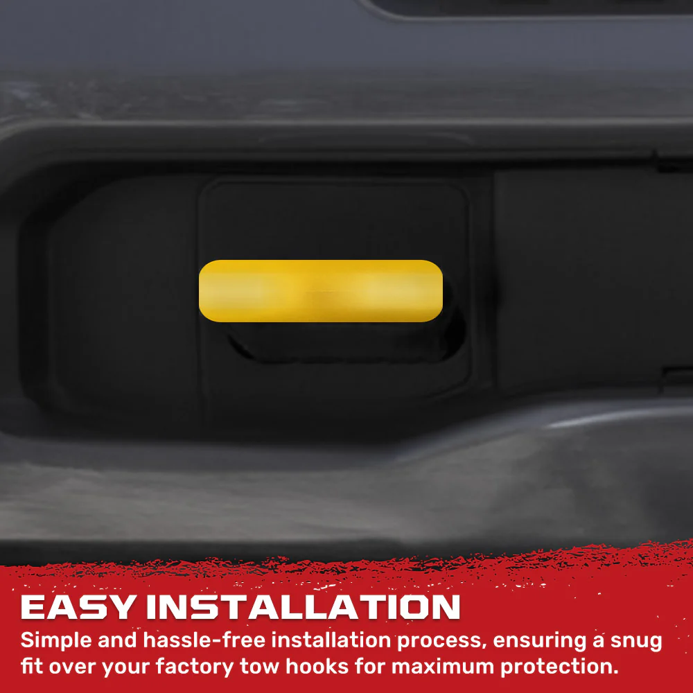 Chevy 20-25 Silverado 1500 Tow Hook Covers 2-Piece Set of Silicone Covers Standard & LED Options - Multiple Colors - Image 40