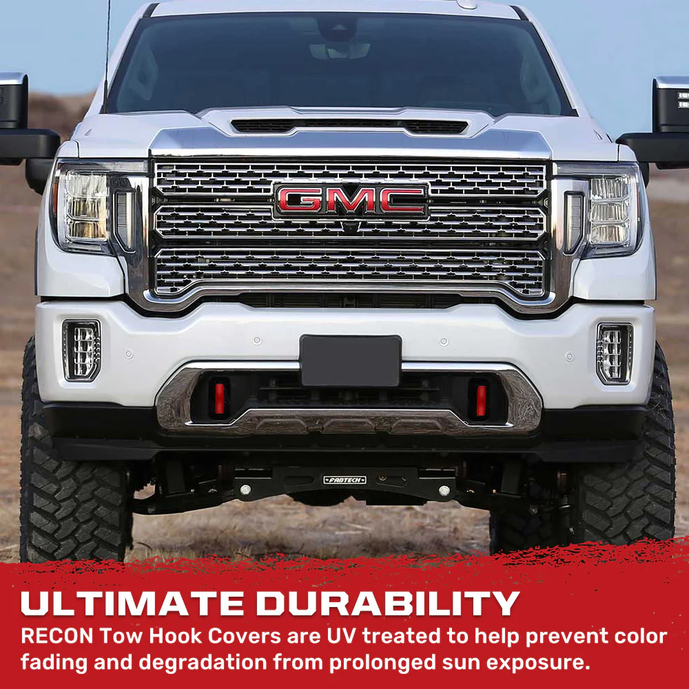 Chevy 20-25 Silverado 1500 Tow Hook Covers 2-Piece Set of Silicone Covers Standard & LED Options - Multiple Colors - Image 5