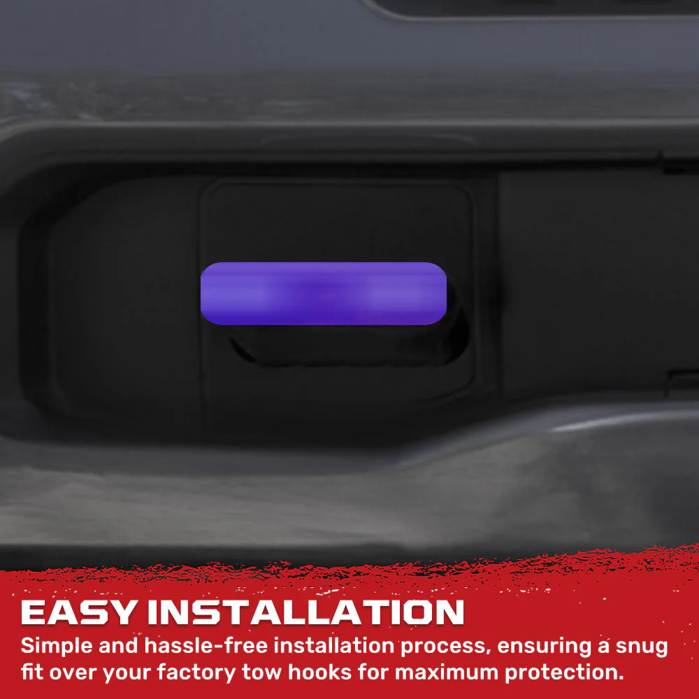 Chevy 20-25 Silverado 1500 Tow Hook Covers 2-Piece Set of Silicone Covers Standard & LED Options - Multiple Colors - Image 96