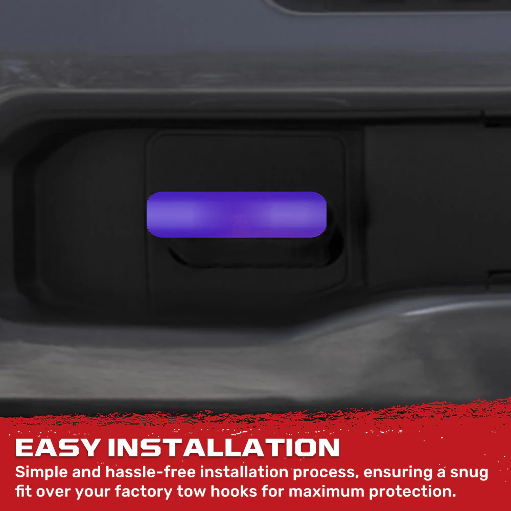 Chevy 20-25 Silverado 2500/3500 Tow Hook Covers 2-Piece Set of Silicone Covers Standard & LED Options - Multiple Colors - Image 116