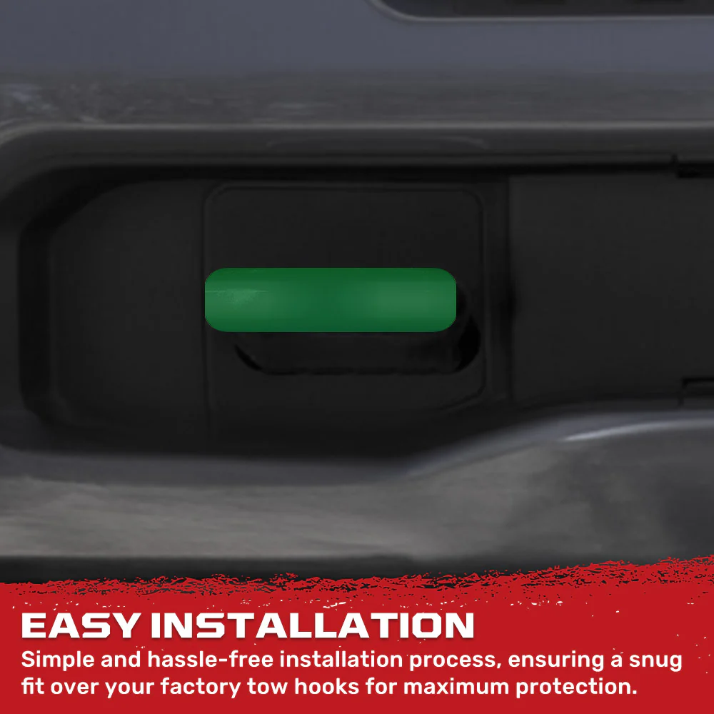 Chevy 20-25 Silverado 2500/3500 Tow Hook Covers 2-Piece Set of Silicone Covers Standard & LED Options - Multiple Colors - Image 132