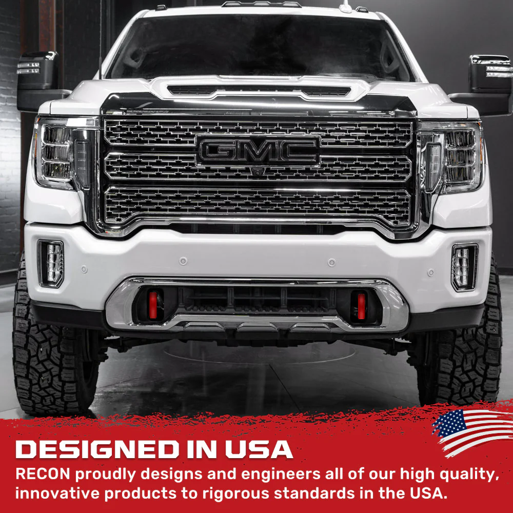 Chevy 20-25 Silverado 2500/3500 Tow Hook Covers 2-Piece Set of Silicone Covers Standard & LED Options - Multiple Colors - Image 14