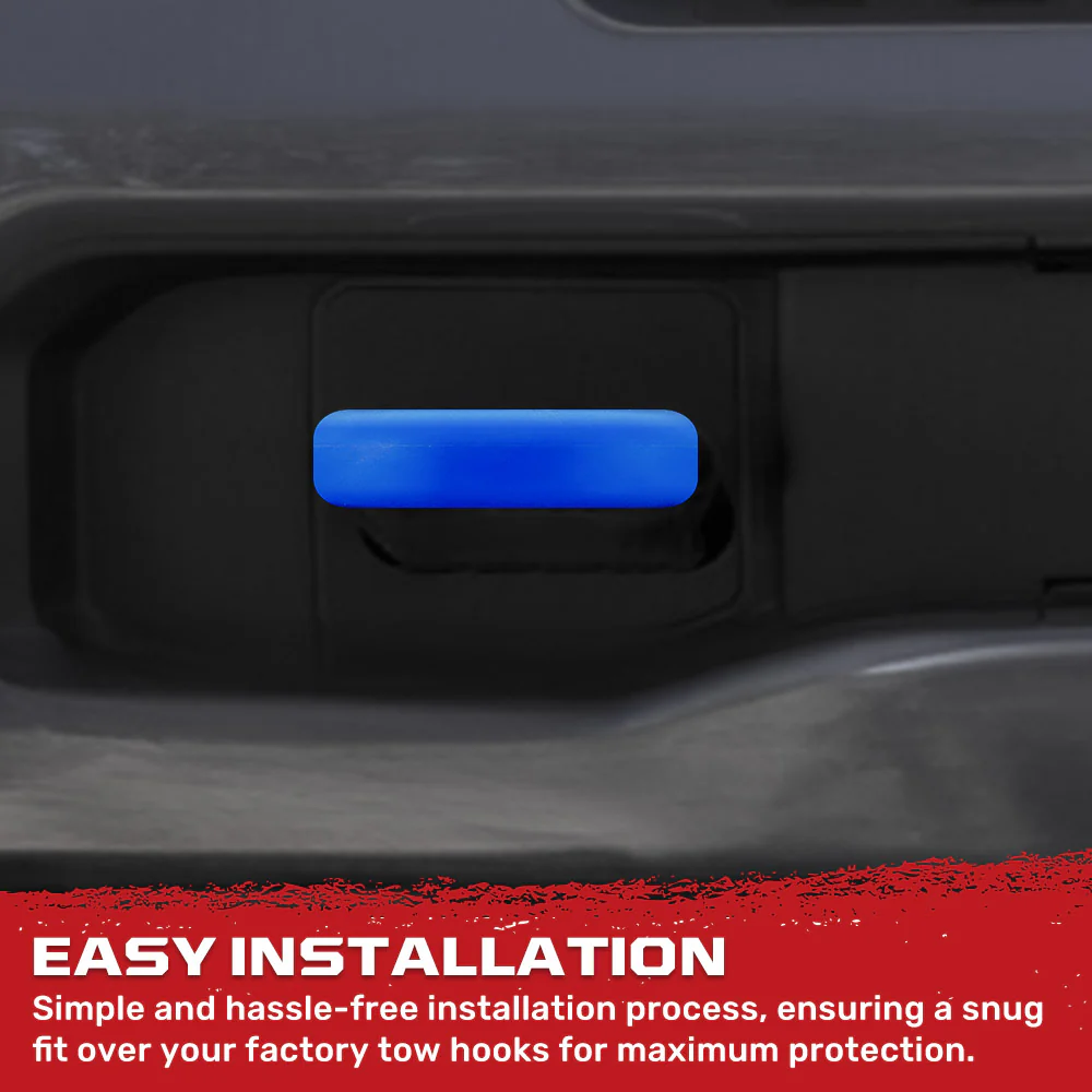 Chevy 20-25 Silverado 2500/3500 Tow Hook Covers 2-Piece Set of Silicone Covers Standard & LED Options - Multiple Colors - Image 24