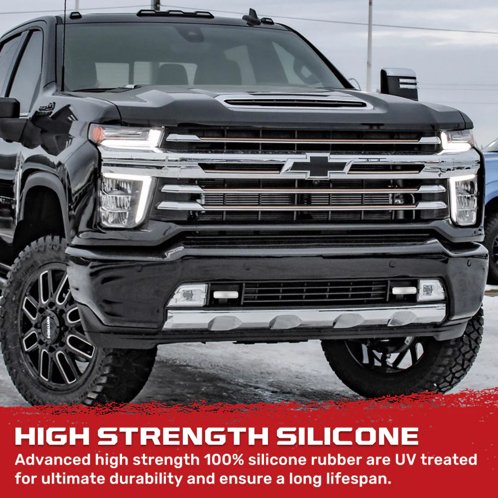 Chevy 20-25 Silverado 2500/3500 Tow Hook Covers 2-Piece Set of Silicone Covers Standard & LED Options - Multiple Colors - Image 51