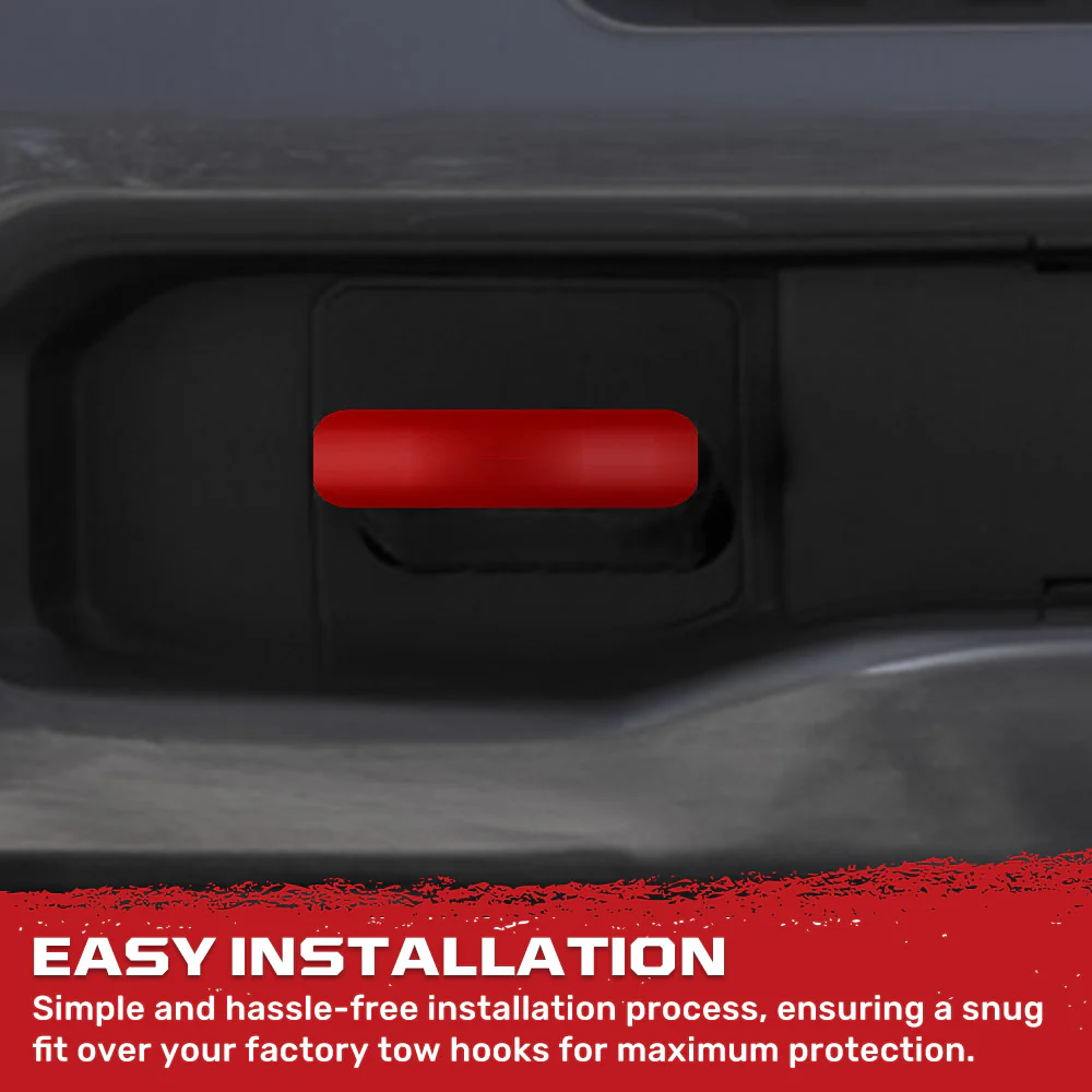 Chevy 20-25 Silverado 2500/3500 Tow Hook Covers 2-Piece Set of Silicone Covers Standard & LED Options - Multiple Colors - Image 7