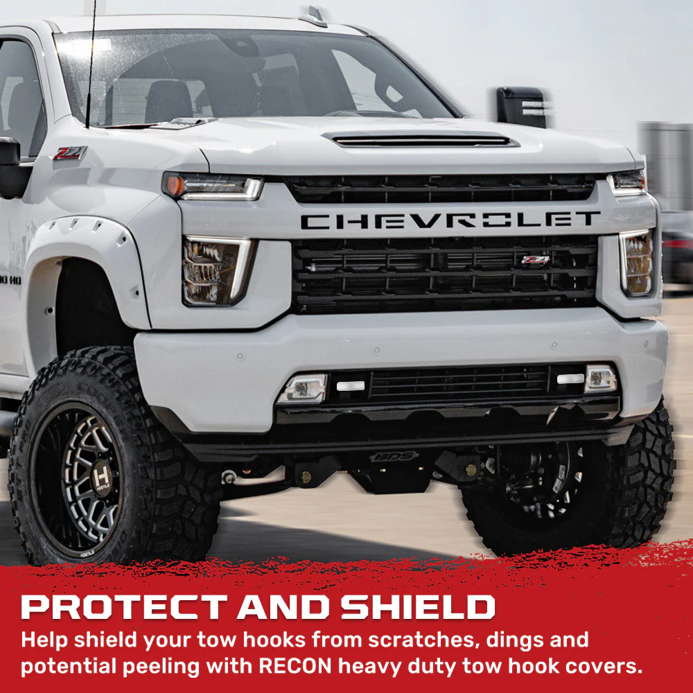 Chevy 20-25 Silverado 2500/3500 Tow Hook Covers 2-Piece Set of Silicone Covers Standard & LED Options - Multiple Colors - Image 75