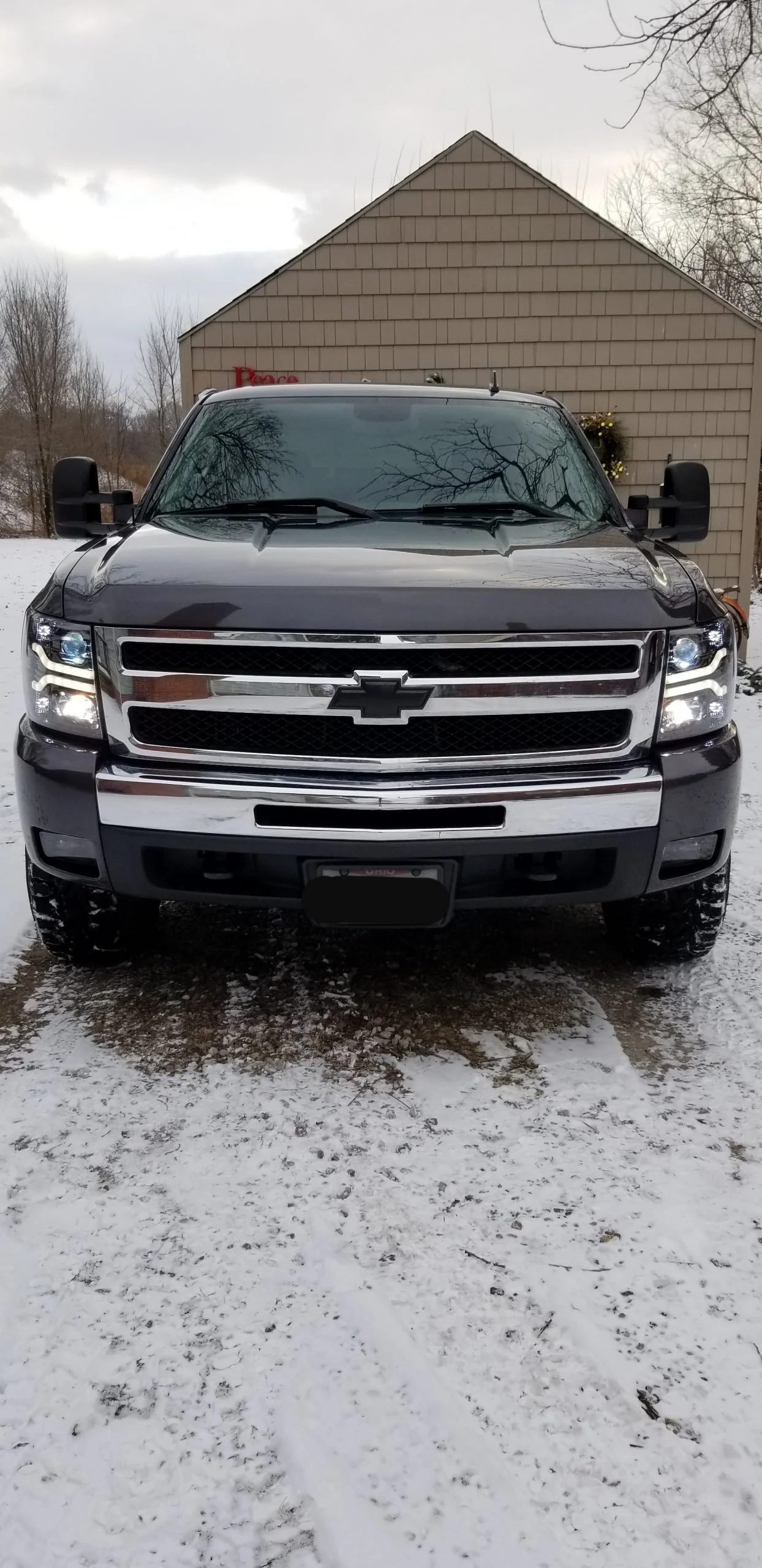 Chevrolet Silverado 07-13 (2nd Gen Single-Wheel 1500/2500/3500) Projector Headlights OLED Halos DRL - Multiple Styles - Image 13