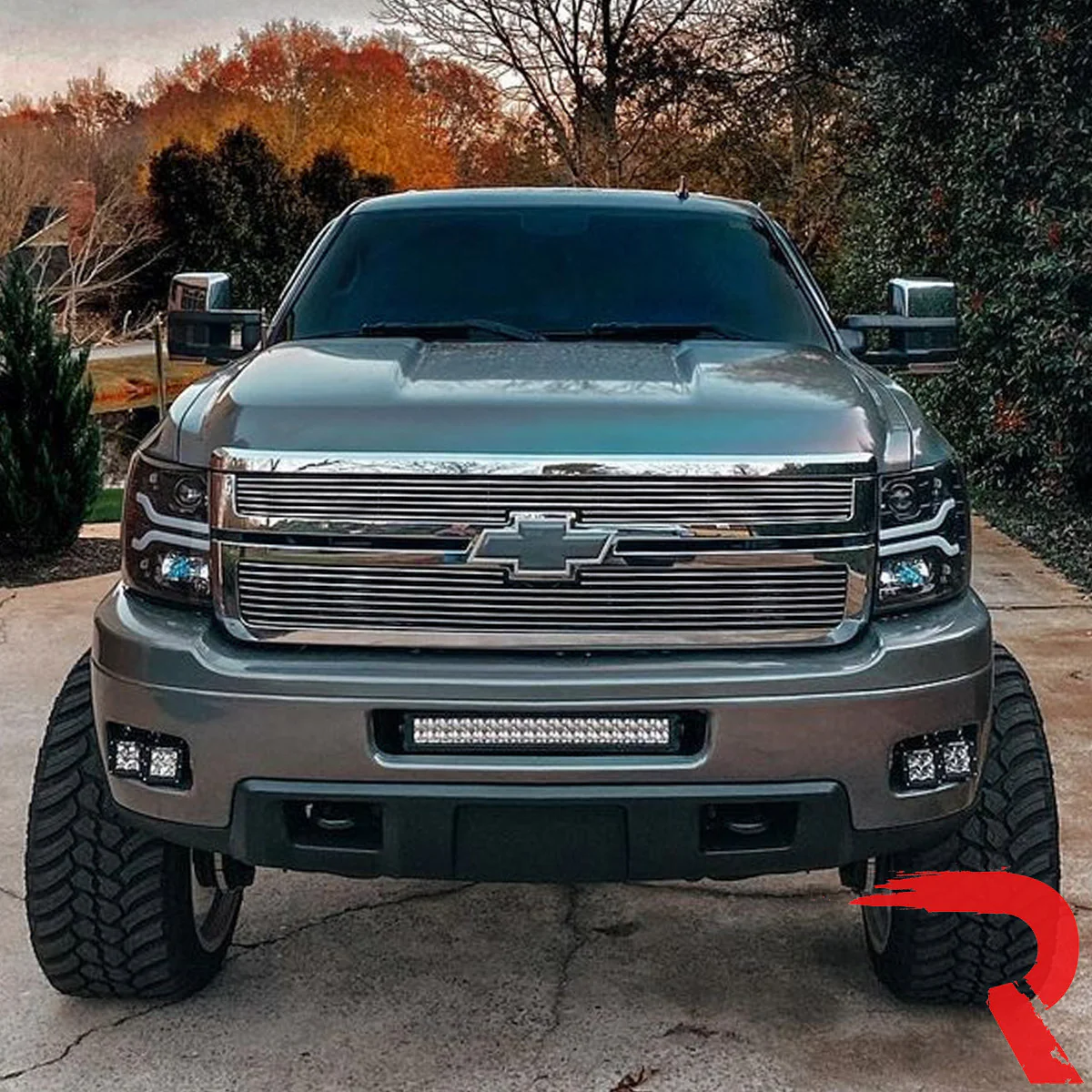 Chevrolet Silverado 07-13 (2nd Gen Single-Wheel 1500/2500/3500) Projector Headlights OLED Halos DRL - Multiple Styles - Image 21