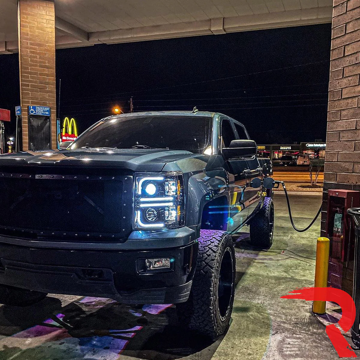 Chevy 15-19 Silverado 2500/3500 Projector Headlights OLED Halos, DRL - Multiple Styles - Image 15